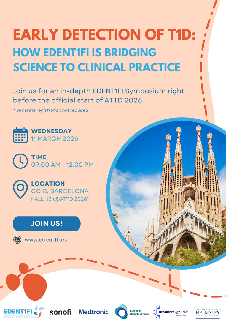 Save the Date: EDENT1FI Symposium at ATTD 2026 – Barcelona, Spain